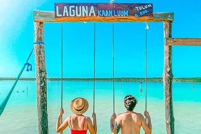 Kaan Luum Lagoon, Cenote Zacil Ha & Cenote Zemway Tour from Tulum - Visiting the Tulum Blue Letters for Photos