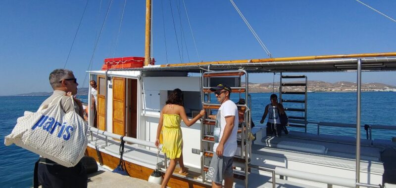Kaiki cruise to Antiparos & Despotiko including BBQ lunch - Key Points