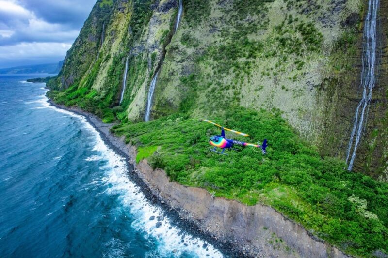 Kailua-Kona: Kohala, Volcanoes and Waterfall Helicopter Tour - Key Points