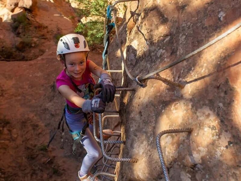 Kanab: Coral Pink Sand Dunes UTV, Canyoneering & Rappelling - Rappelling at Coral Cave: Safe Descent Adventures