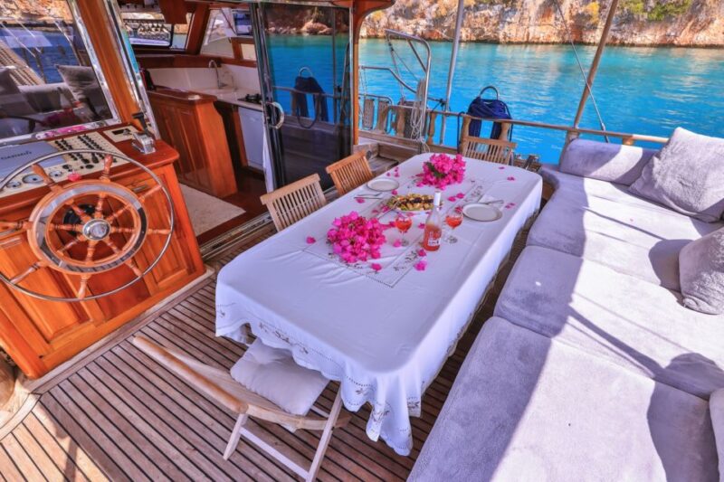 Kas: Limanagzi Beach & Island-Hopping Boat Tour with Lunch - Authentic Turkish Cuisine and Onboard Delights