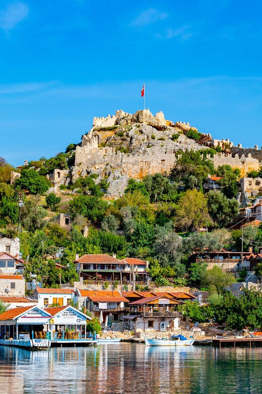 Kas: Private Kekova Boat Tour including transfers - The Pirate Cave at Asirli Island