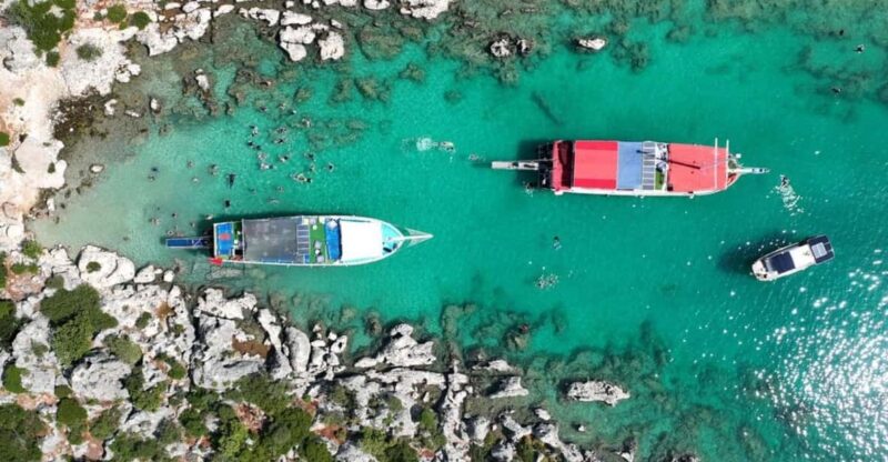 Kas: Private Kekova Boat Tour including transfers - Logistics and Onboard Amenities