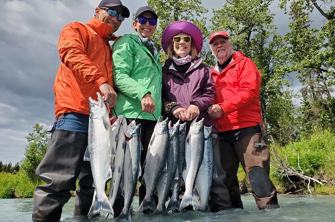 Kasilof River | Red Salmon | Full Day Charter - Booking Details and Group Size