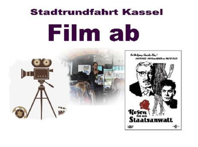 Kassel as a film city bus tour: "Lights, camera, action!" - Convenient Meeting Point at Kassel State Theater