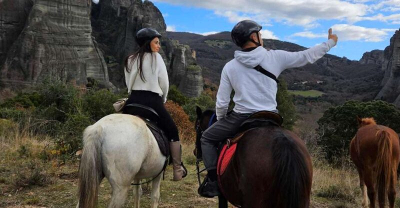 Kastraki: Meteora Morning Horse Riding with Monastery Visit - Riding Through Meteora’s Iconic Rock Formations