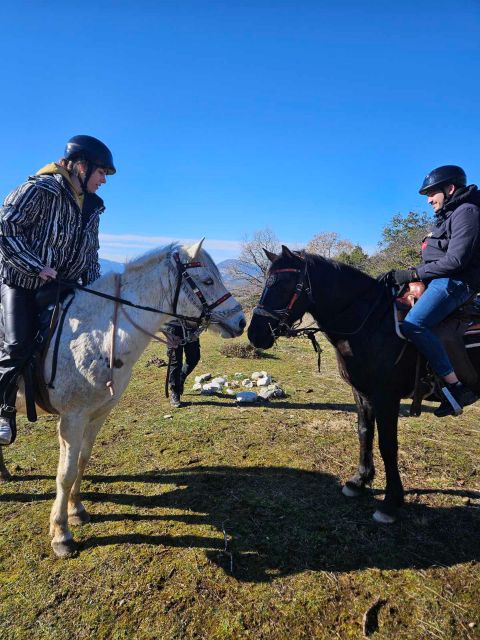 Kastraki: Meteora Morning Horse Riding with Monastery Visit - Approaching the Monastery of Ipapanti by Horseback