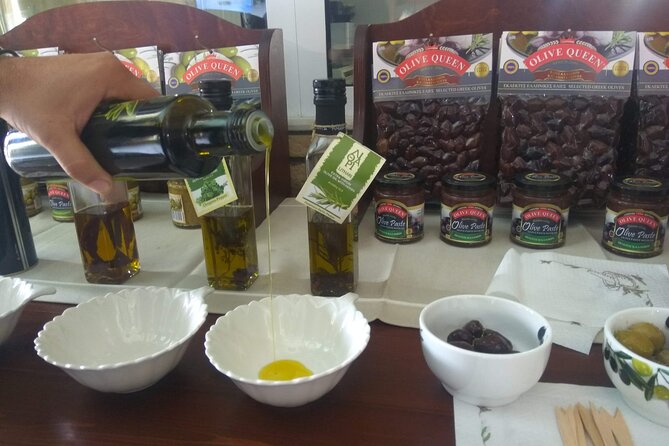 Katakolon Shore Excursion: Premium Skip-the-Lines Olympia & Free Olive Oil Tasting Tour - Olive Oil and Local Delights at Padelina Market