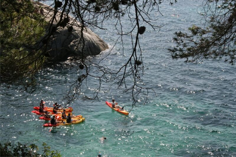 Kayak and Snorkel in Playa de Aro, Costa Brava - The Route and the Best Cove for Relaxation