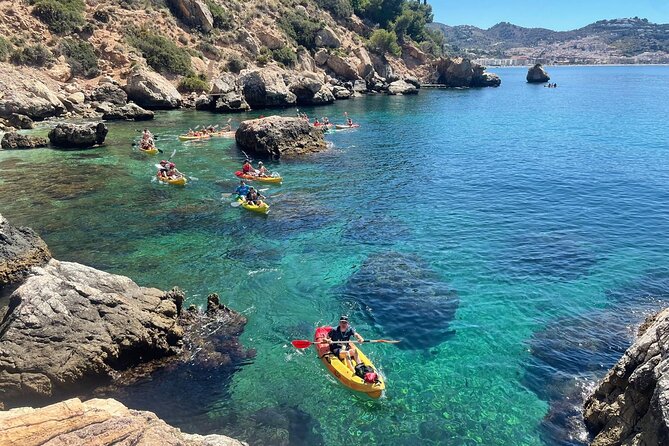 Kayak and Snorkeling Excursion in Maro Cerro Gordo Cliffs - Pacing and Group Management