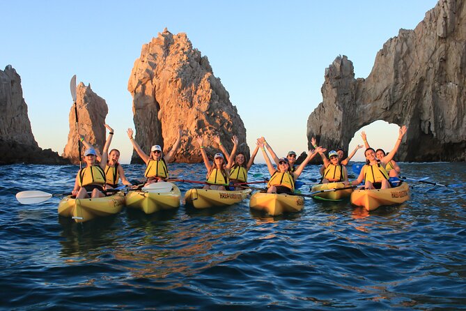 Kayak Expedition to the Arch of Cabo San Lucas, Lovers Beach & Snorkel - Safety Measures and Group Size
