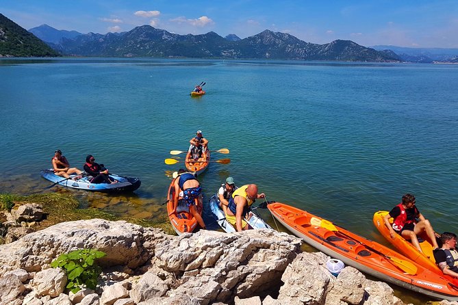 Kayak Guided Tour Skadar lake - Adventure in National park - Boka (Bokac) Island – The Largest in Skadar Lake