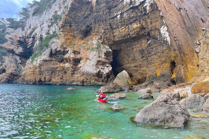 Kayak Paradise: Cala Portixol Snorkel, Cave & Cliff Jumping Tour - Frequently Asked Questions