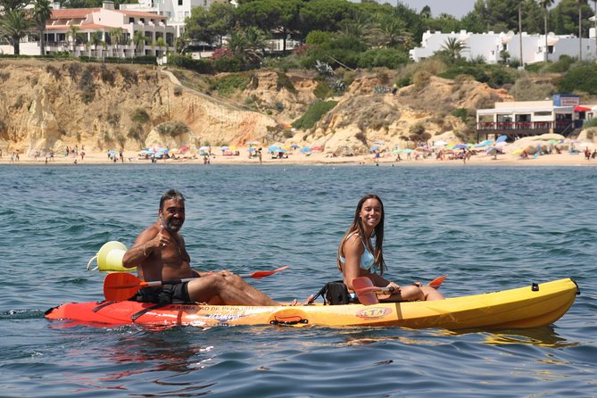 Kayak Rental in Armação de Pêra Beach, Algarve, Portugal - The Location and Meeting Point at Armação de Pêra Beach