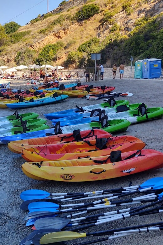 kayak route in granadella javea cave llop marí,cala en caló - Exploring Cala en Caló and Its Tunnels