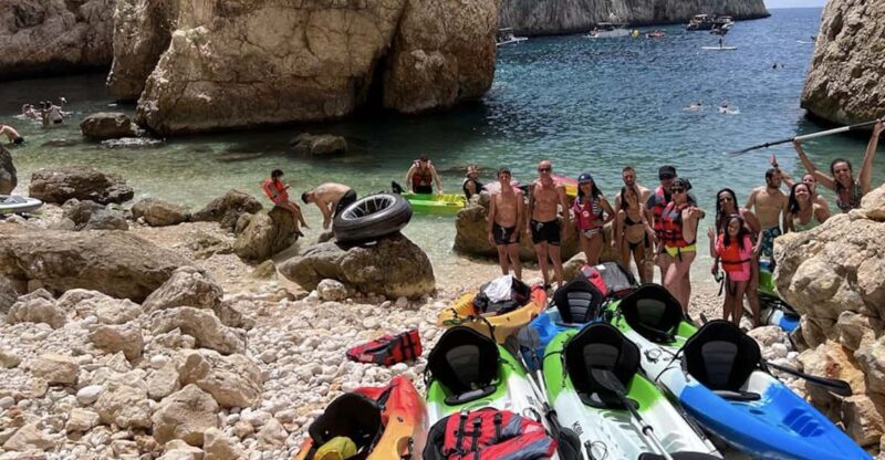 kayak route in granadella javea cave llop marí,cala en caló - What’s Included and What to Bring