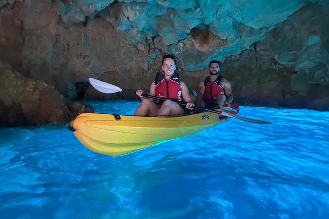 Kayak route through Cala Granadella - Key Points