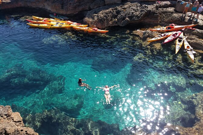 Kayak & Snorkel Ibiza, Spain - Midway Break for Snacks and Refreshments