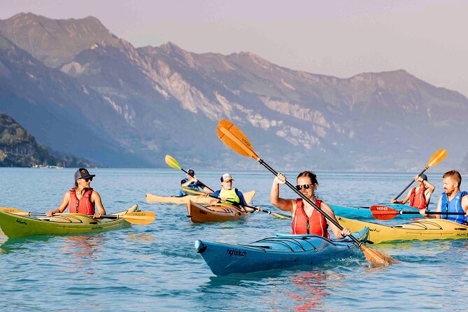 Kayak Tour of the Turquoise Lake Brienz - Equipment and Safety for Peace of Mind