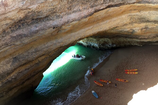 Kayak Tour to Benagil Cave & Marinha Beach - From Portimão - The Speedboat Ride Along the Algarve Coast