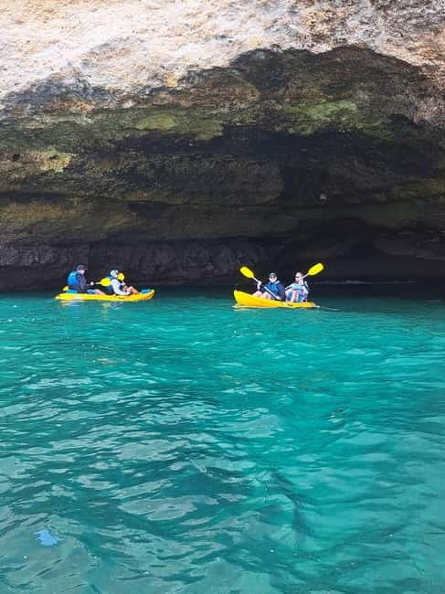Kayak Tour Unexplored Caves + Benagil Cave - Additional Amenities: Showers and Toilets