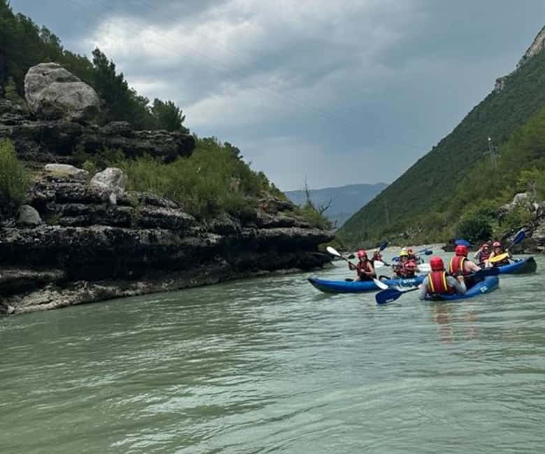 Kayaking in Viosa River - Albania - The Excitement of Vjosa Rapids and Natural Landmarks