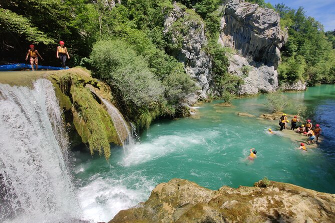 Kayaking Mreznica Waterfalls close to Plitvice Lakes - Family-Friendly Adventure with Exciting Water Features