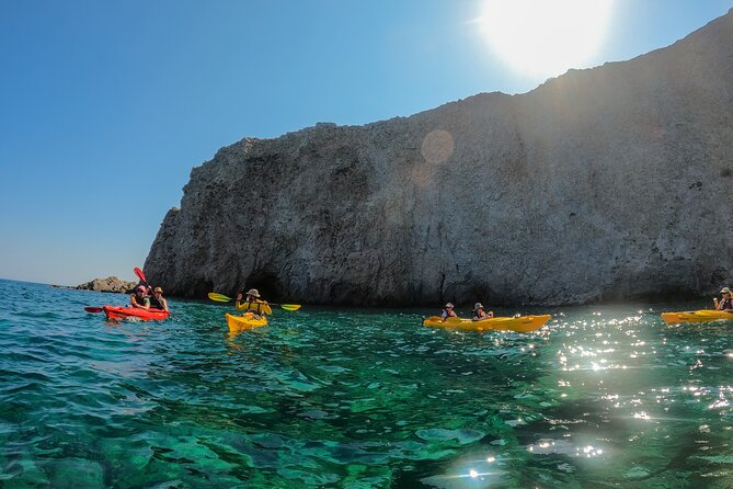 Kayaking Tour to the secrets of Milos - From the Firiplaka Beach Base to Milos Secluded Coves