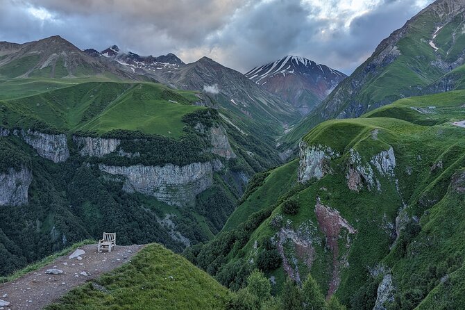 Kazbegi full day private tour + LUNCH - Gudauri Skilift Area: Panoramic Mountain Views