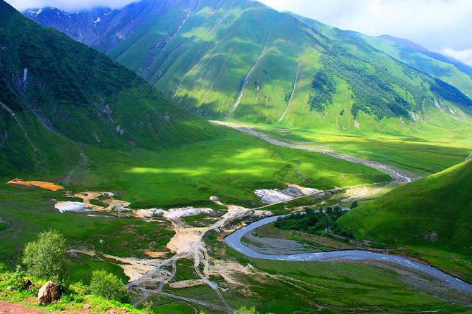Kazbegi MOUNTAIN Tour (Military Way) + MANY NEW LOCATIONS - Ananuri Fortress: 17th Century Castle with Stunning Nature Views