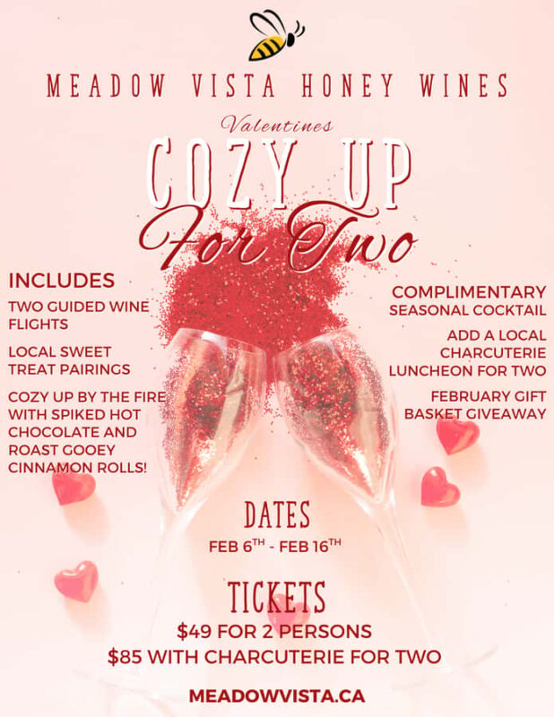 Kelowna Winery: Valentine's Cozy Up For Two - Key Points