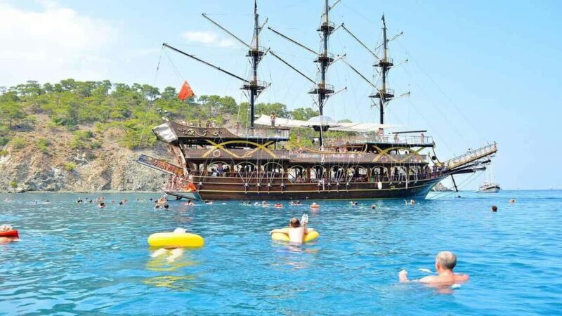 Kemer Pirate Boat Trip with Hotel Transfers Option - The Fun Foam Party and Onboard Entertainment