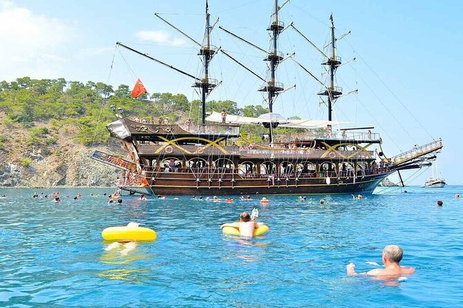 Kemer Pirate Boat Trip with transfer from Belek - Key Points