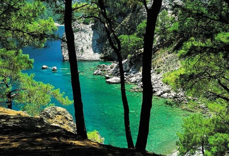 Kemer Porto Genoese-Sazak Bays Boat Trip With Mud Baths - Key Points