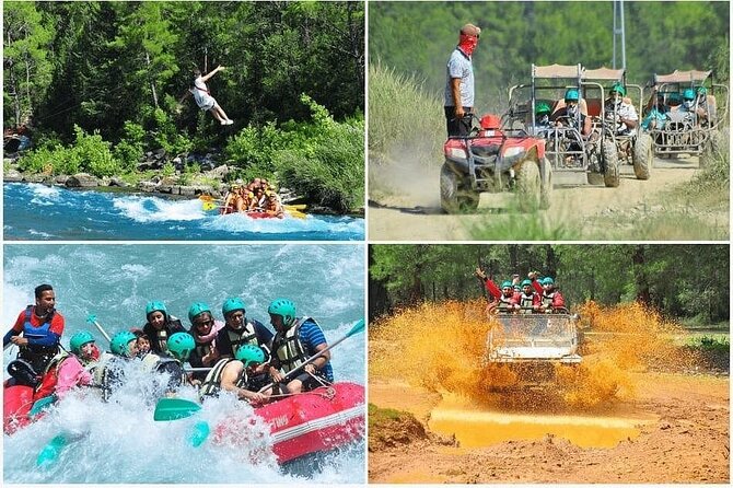 Kemer Rafting, Jeep Safari, Zipline, Buggy Safari Combo Tour - Thrilling Adventure in Kemer for $35 per Person