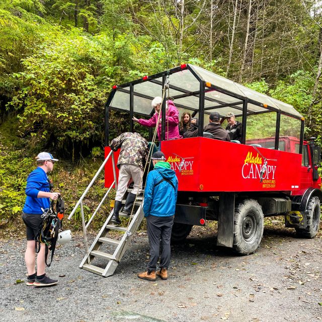 Ketchikan: Rainforest Canopy & Zipline Adventure - Crossing the Aerial Bridge and Wildlife Encounters