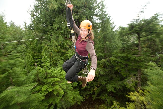 Ketchikan Shore Excursion: Rainforest Canopy Ropes and Zipline Adventure Park - The Water-Zipline Experience and Water Platform Stop
