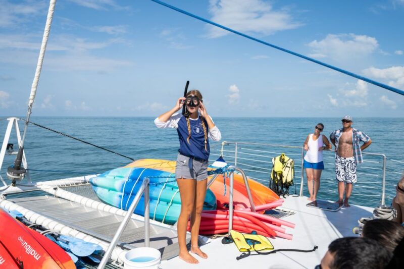 Key West: Afternoon Reef Snorkel Tour with Open Bar - The Crew and Guided Instruction on the Catamaran