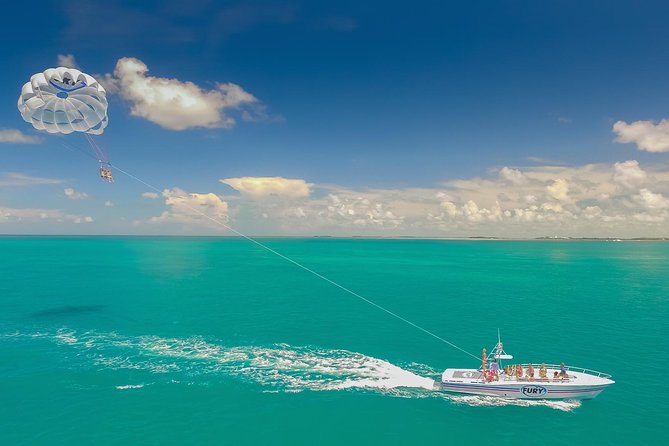 Key West Parasailing Adventure above Emerald Blue Waters - Discover the Key West Parasailing Adventure with Fury Water Adventures