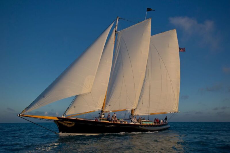 Key West: Schooner Full Moon Night Sail with Drinks - Sailing on the America 2.0: The Elegant Schooner in Key West