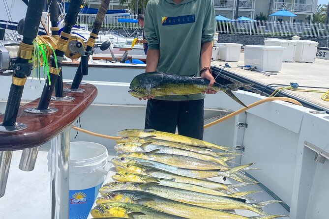 Key West Sportfishing Experience 4 Hours 47 Hatteras-Sanctuary - All Equipment and Permits Included for a Hassle-Free Trip