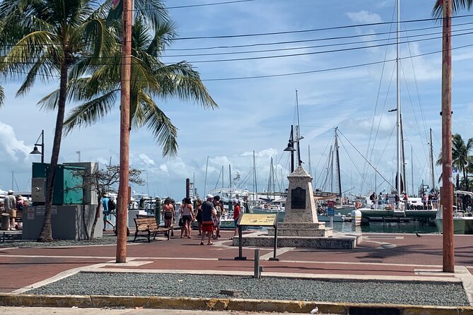 Key West Waterfront Cocktail Walk to Mallory Squares Sunset Celebration! - Sipping a Tropical Key Lime Colada at Alonzo’s Oyster Bar