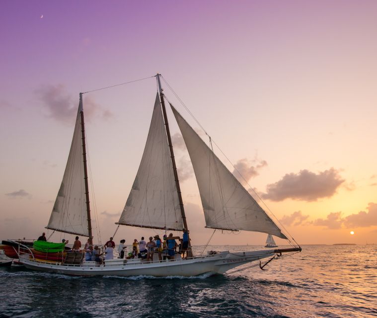 Key West Wind and Wine Sunset Sail aboard classic Schooner - Gourmet Hors-dOeuvres and Snacks on Board