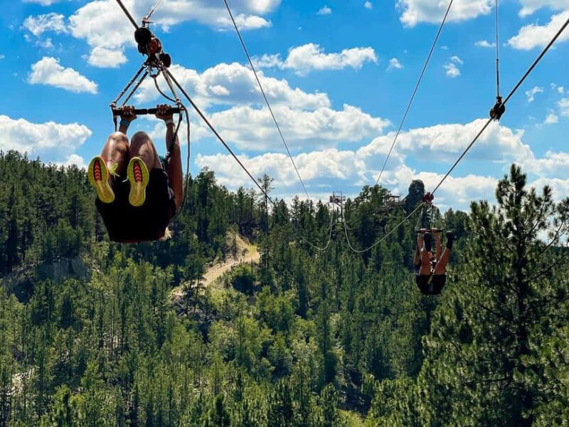 Keystone, SD: Pinnacle Zipline Tour by Mt. Rushmore - Key Points