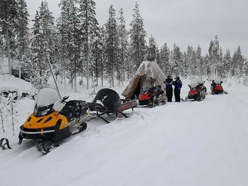 Kierinki Village: Snowmobile Sleigh Ride with Guide - Logistics: Meeting Point and Group Size