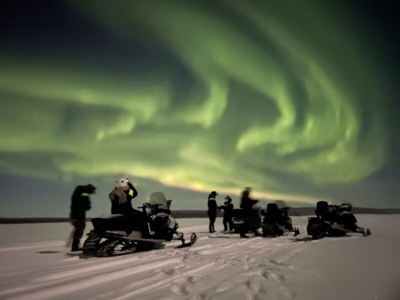 Kiruna: Guided Snowmobile Tour and Northern Lights Hunt - From Kiruna to the Snowmobile Base in Poikkijärvi