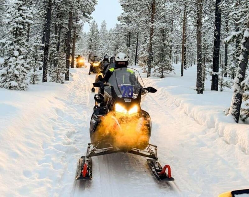Kiruna: Guided Snowmobile Tour and Swedish Fika Experience - Key Points