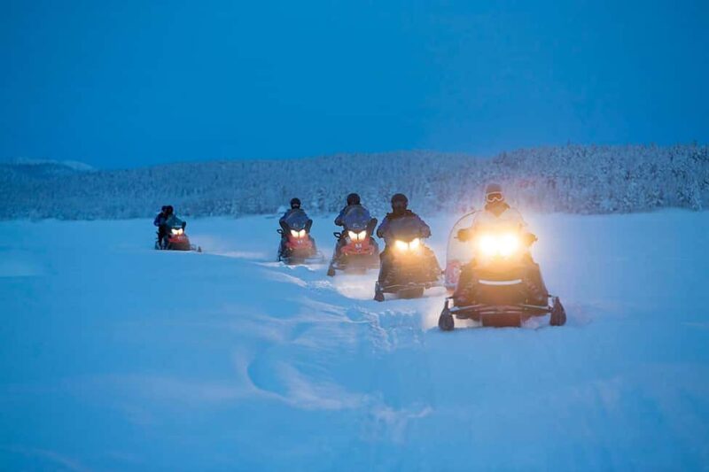 Kiruna: Guided Snowmobile Tour with Coffee Break - Key Points