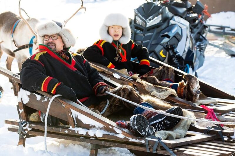 KIRUNA: Sami Reindeer Experience - Interacting with Reindeer: Feeding and Learning