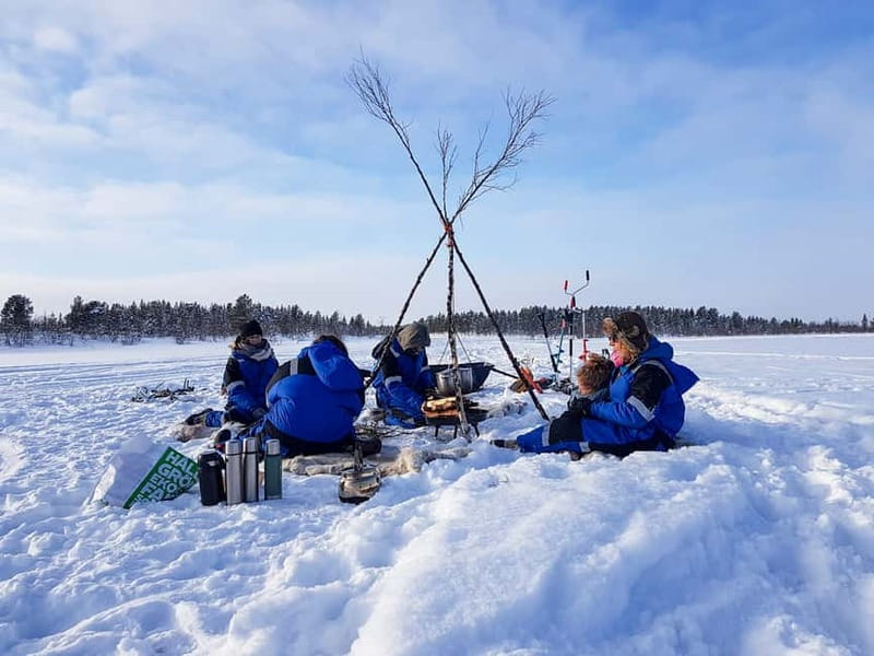 Kiruna: Snowshoe Hike & Ice fishing Tour - Key Points